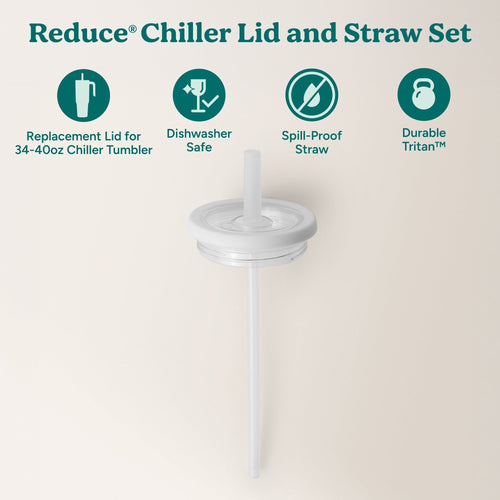 Chiller Large Lid & Straw Set